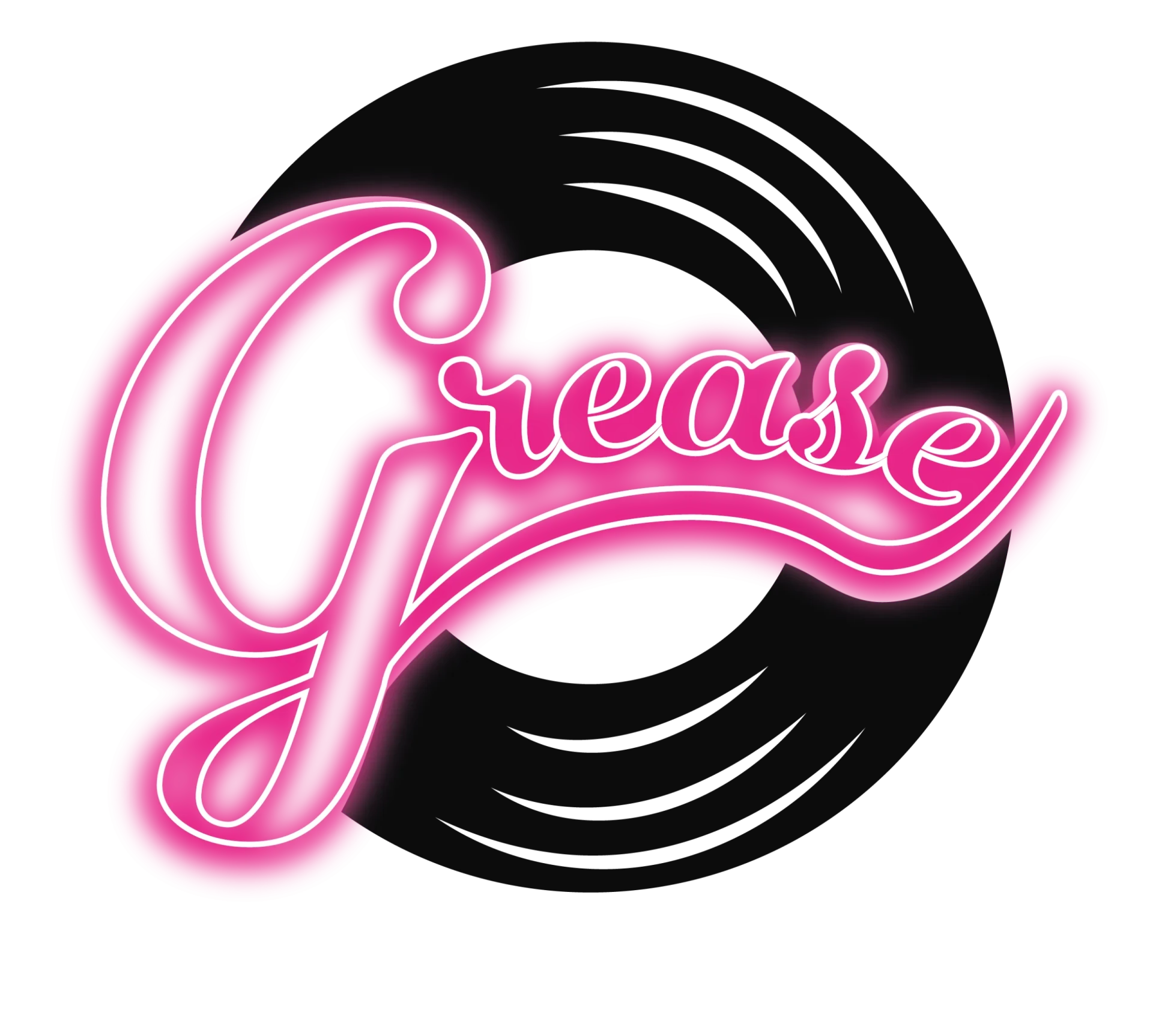 grease logo ´neon mörk 14